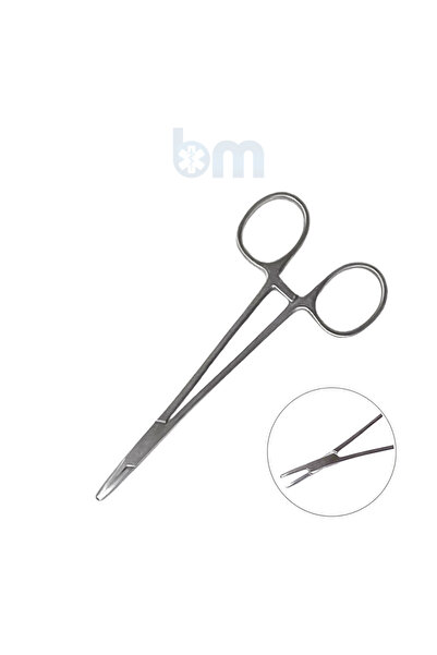 barishan medikal Barışhan Medikal Küçük Dikiş İğne Tutucu 4.7inç Gri 12.7cm E...