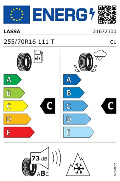 Lassa Anvelopa AllSeason Compietus A/T-3 255/70R16 111T/C/C/B-73dB