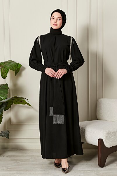 HALİL TÜRKER Chain ​​detail dress