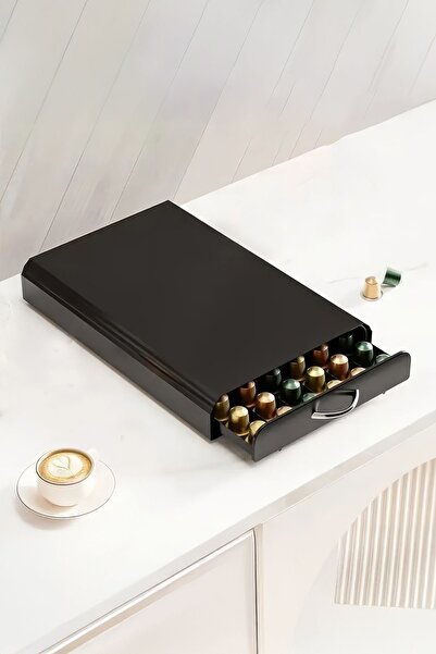 Weather Forecast 60 Adet Kapasiteli Nespresso Kapsül Kahve Standı Kahve Çekmecesi mt195sy