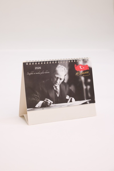 Zarf Atölyesi 2026 ATATÜRK TEMALI MASA TAKVİMİ