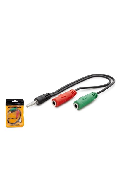 HADRON Headphone and Microphone Converter Tablet Phone Compatible Cable Hn4708