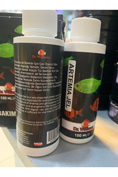 Antikapetshop Artemia Jel - Akvaryum Balıkları için yavru ve diğer türler için protein kaynağı.