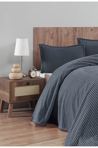 Merinos Modern Line 3 Piece Double Blanket Set - 220X240 cm - Original Box - New Colors