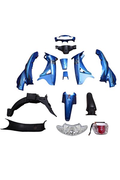 Motobisavm KAPORTA SET [MAVİ] [FAR+STOP+SİNYAL DAHİL] MONDIAL SFC - SFC MINI