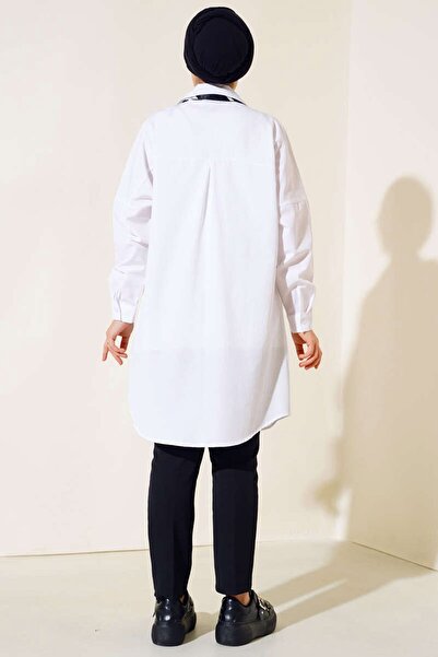 Hiccup Bdart Buttoned Long Poplin Shirt