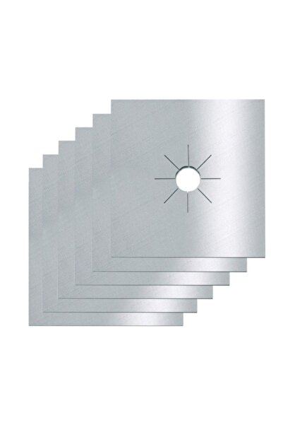 RABY Set of 6 Teflon stove/hob protective sheets NUODWELL 27x27 cm, 0.2 mm, non-stick