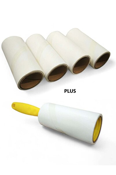 Habbaa بكرة إزالة الوبر متعددة الوظائف مع 4 لفات لاصقة قابلة لإعادة التعبئة