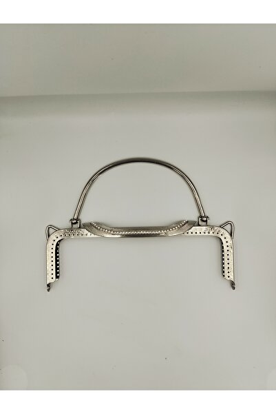 Zeyora Metal Çanta Sapı - Çanta Bursu- Çanta Yapım Klipsi - Çanta Aksesuarı ( 22 cm )