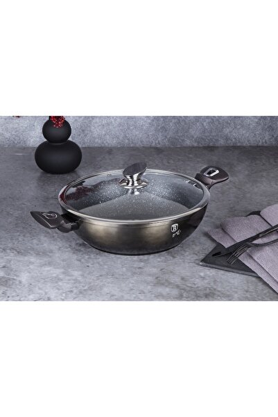 Berlinger Haus Cratita cu capac Shiny Black Edition, 30 cm