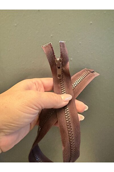 Gönülden Tasarım Fermoar cu dinți de culoare prune de 53X3 CM