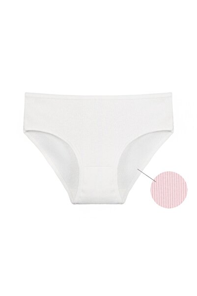 Donella Pachet de 5 chiloți din bumbac material elastic tricotaj cu striații pentru fete 4132P