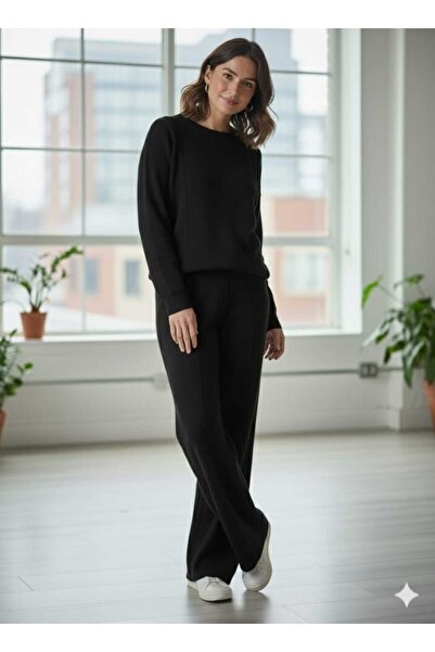 Cemre Life New Deux piped Knitwear Set