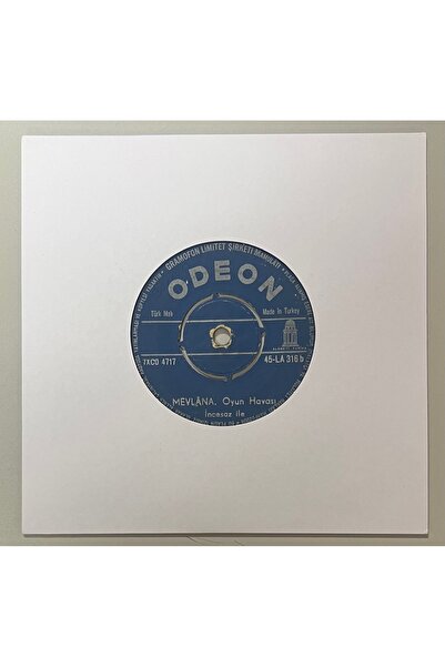 odeonplak İncesaz İle Mevlana Oyun Havası - Bahriye Çiftetellisi 45 lik Plak (Orjinal Dönem Baskı Plak)