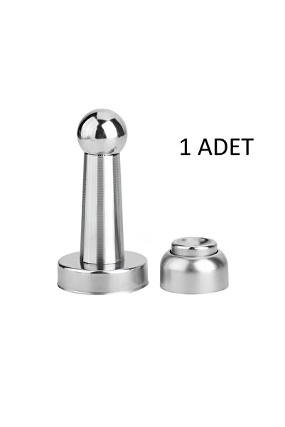 Marelli 1 ADET 8 cm Güçlü Mıknatıslı Kapı Tamponu Kapı Tutucu Stoper (Mobilya Kapı Arkası-Vidalı-Metal)