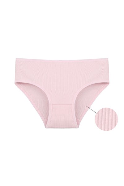 Donella Pachet de 5 chiloți din bumbac material elastic tricotaj cu striații pentru fete 4132P