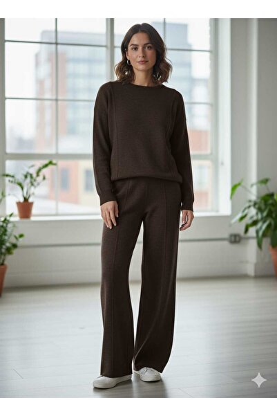 Cemre Life New Deux piped Knitwear Set