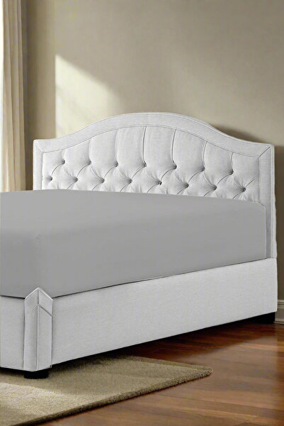 REDTAG Grey Fitted Sheet (King Size)