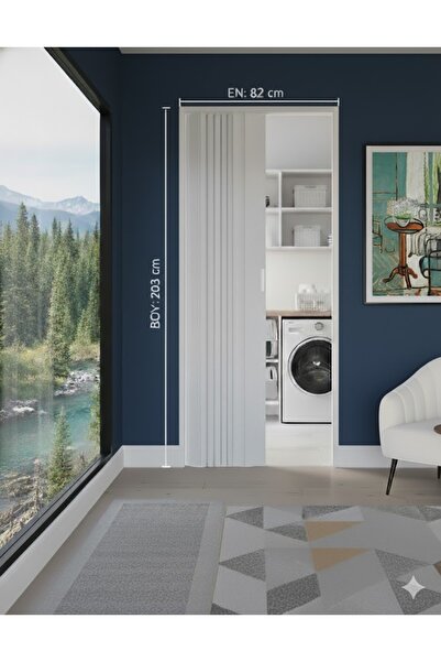 Simplyx Katlanır Akordiyon Kapı 82 x 203 cm - Beyaz