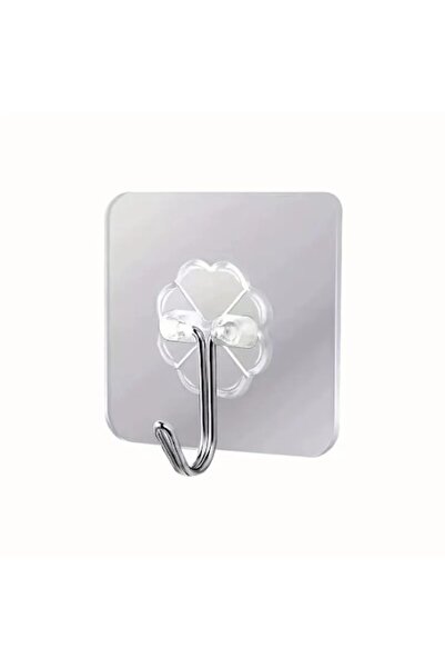 RABY Cârlig adeziv, cârlig din oțel inoxidabil rotativ la 180°, PVC, 5,5x5,5c...