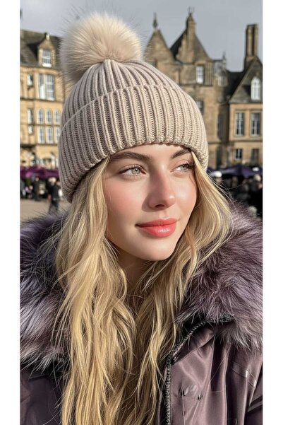 LAGRANZE Жіноча шапка SoftTouch з помпоном