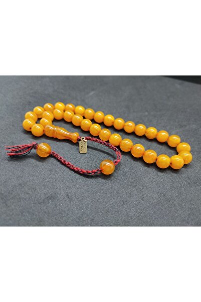 İskeçe Exclusive Osama Omari Masterpiece 50 Years Old Rooster Imame Havshalı German Faturan Prayer Bead Certified 8755