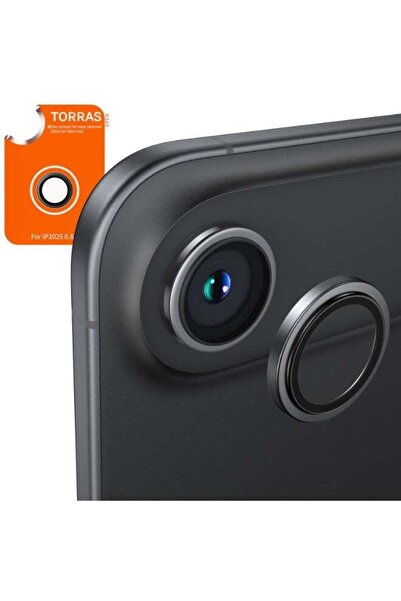 TORRAS LensGuard لهاتف iPhone 17 Air – واقي كاميرا عدسة واحدة، زجاج فضائي 9H+...