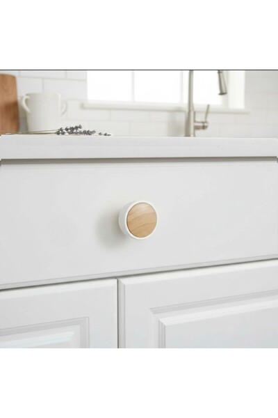 MH MiniHediye Piano Polymer Button Handle Walnut Furniture Drawer Kitchen Wardrobe Cabinet Handle Handle Handles