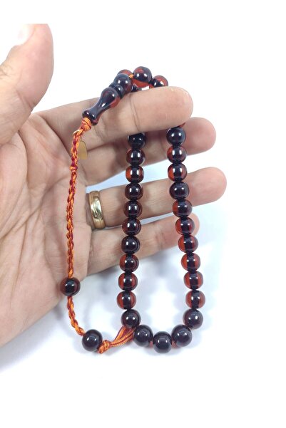 İskeçe Exclusive Osama Omari Masterpiece 50 Years Old Rooster Imame Havshali German Faturan Prayer Beads Certified 8761