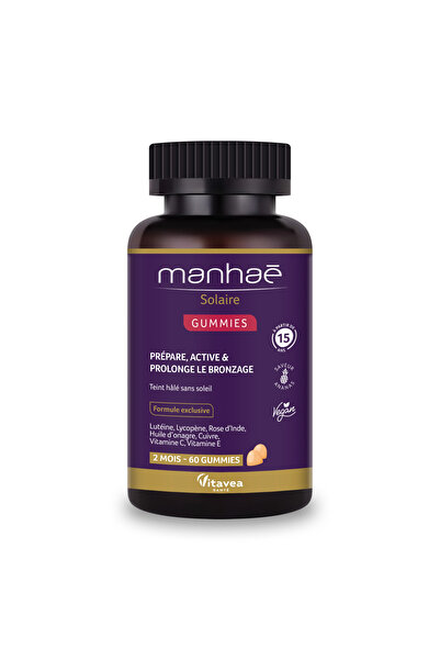 Manhaé Solaire food supplement, Manhaé, 60 jellybeans