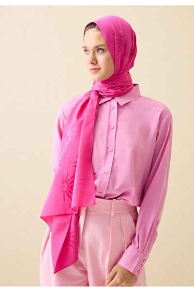 Imannoor Güneş Doğarken Shiny Jacquard Shawl