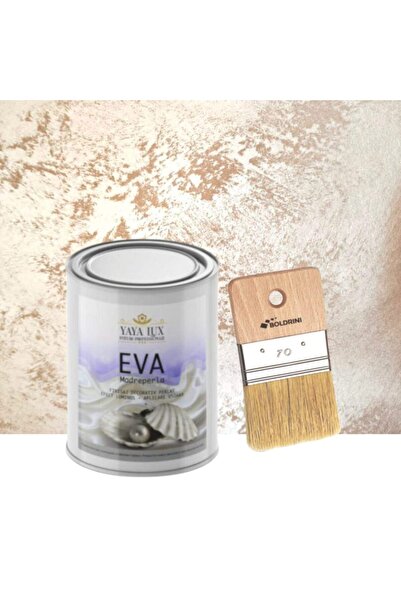 YaYa Color Set Vopsea Decorativa de Lux, Eva Madreperla, Cafea cu Lapte, 1 Li...