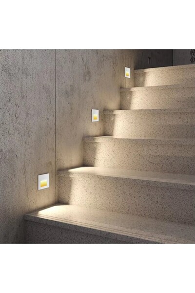 Spin LED WALL SPOTLIGHT WITH SENSOR WHITE