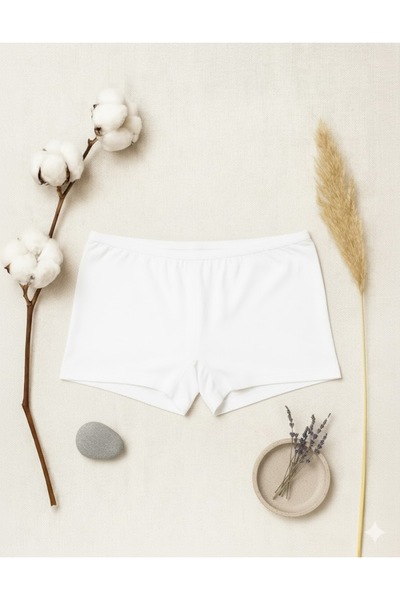 woan Natural Women's Cotton Boxer Briefs - Breathable and Skin-Friendly Comfort