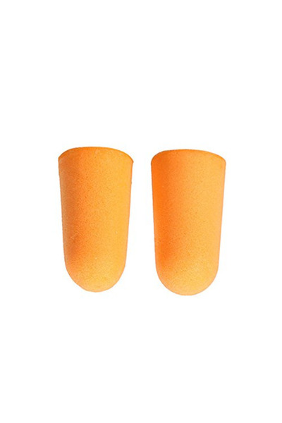 zola Earplugs, reusable, polyurethane foam, orange