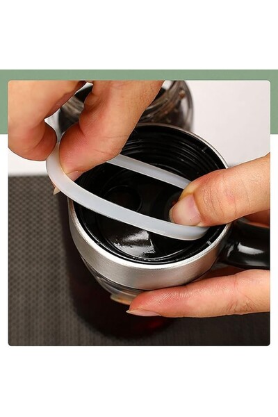 zola Oil dispenser container, capacity 500 ml, glass, handle, 23.5 x 7 cm, transparent