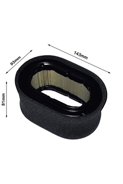 Everest Wacker 114792 air filter, 143x93x81mm