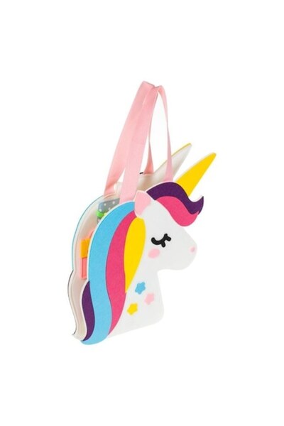 AVA Caiet de activități cu unicorni și mânere, fetru, 25x34 cm