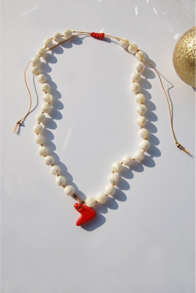 KADE STUDIO Muse Seramik Doğal Taş Kolye