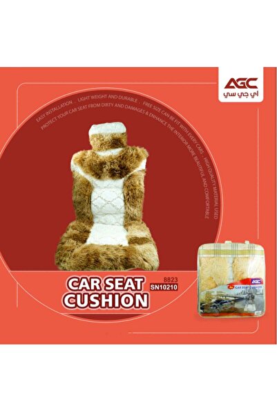 AGC 2 Piece Set Car Seat Cushion - Universal Size Lightweight Seat Protection
