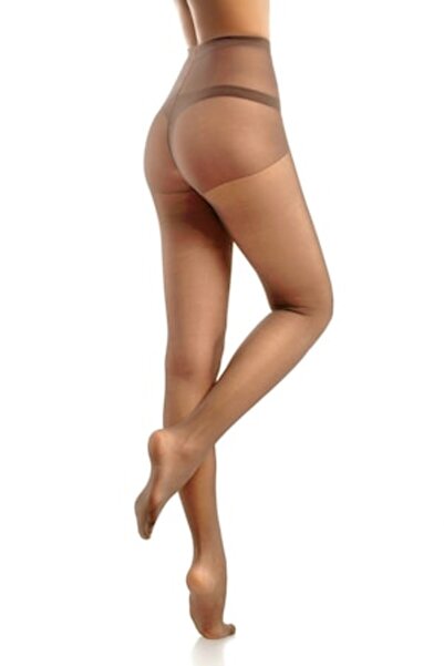 miss collection - Basic 40 den tights with gusset, Color Bronzo, Size 4