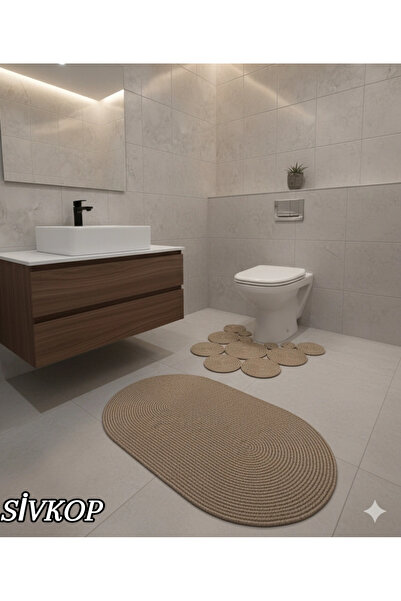 sivkop Jut ip hasır paspas seti