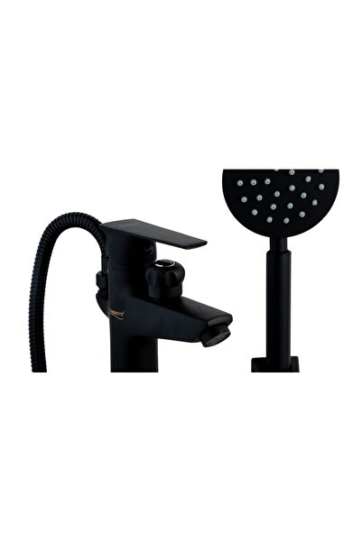 Trendy's Baterie lavoar cu dus, negru mat