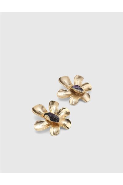 İLVİ أقراط نيكولو أنثراسايت للنساء