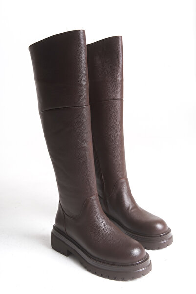 Elile Shoes Hakiki Deri 35-36 Numaradan 41-42-43 Numaraya Kadar Kadın Kışlık Çizme