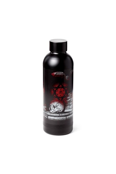 Puckator Thermal Bottle 530 ml – Double-Walled Insulated Stainless Steel Thermos, Gothic Design