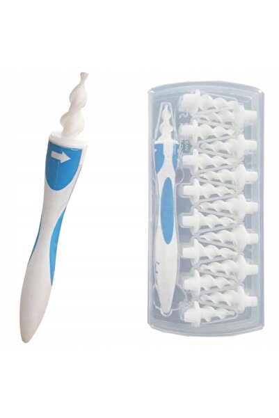 UBX Intelligent ear cleaning device,silicone tip, 12.3x1.3 cm, blue/white