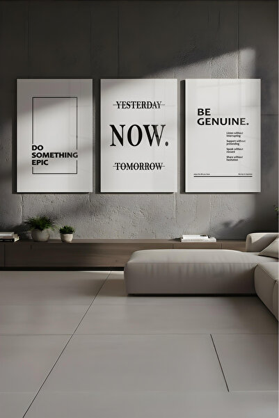 huhuli Стъклен 3-компонентен комплект маси „Plain Reality“ Huhu853C