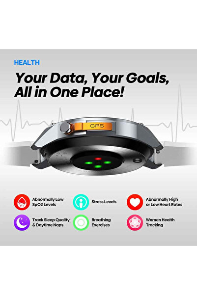 Zeblaze Stratos 2 Ultra Smartwatch 1.43" AMOLED, GPS Dual Band, 10ATM, 500 mAh, 170+ Sports, HR SpO₂