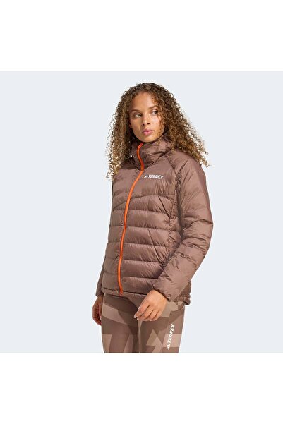 adidas W Xpr down J Women's Outdoor Jacket Jl5583 Brown
